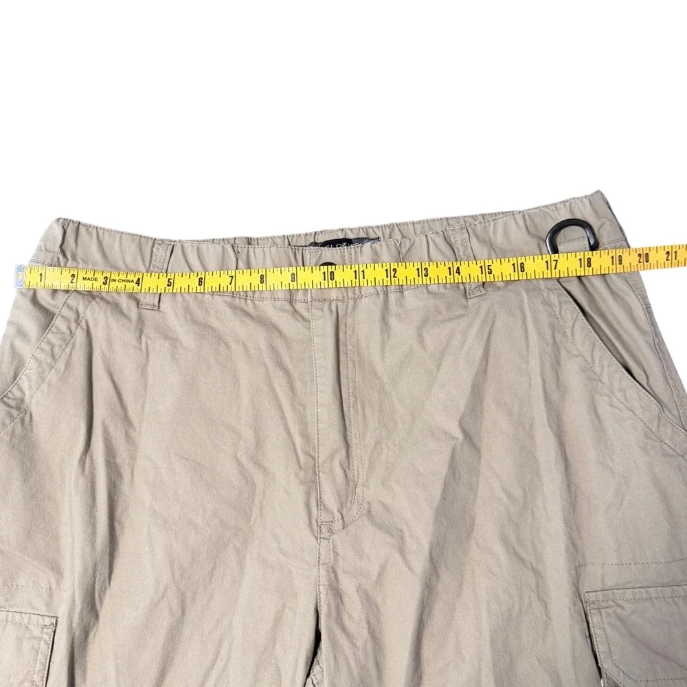 BC Clothing Cargo Hiking Pants Mens XLx30 Tan Lined Outdoor Utility Straight Leg